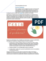 Cómo Elaborar El Planteamiento Del Problema de Tu Tesis