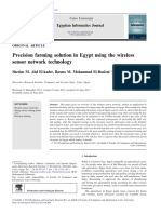 Precision Farming Solution in Egypt Using The Wireless Sensor Network Technology PDF