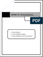 Sap BW 7.0 - R M: Eference Aterial