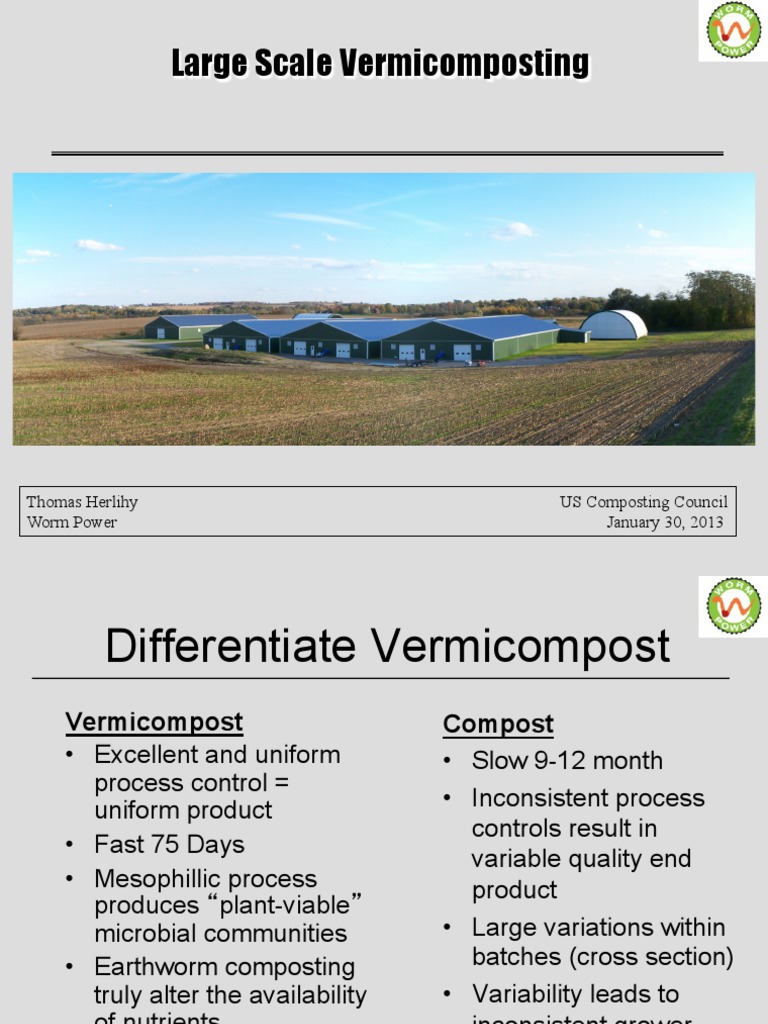 Large Scale Compost Manure