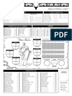 Ficha - Aquelarre Hoja de Personaje