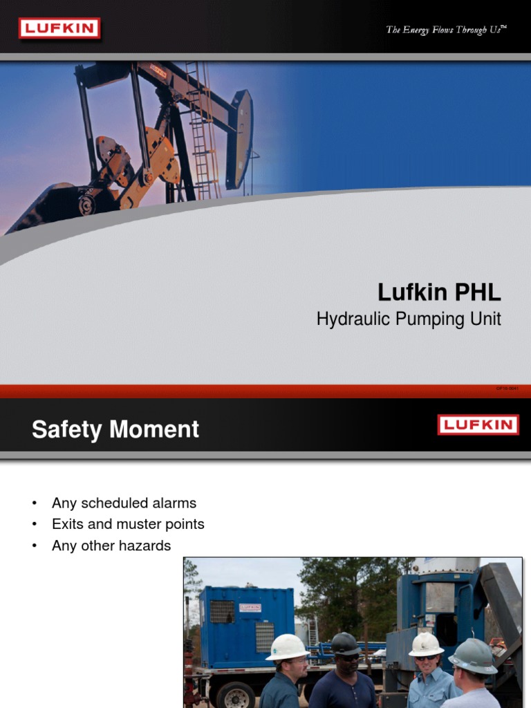 Lufkin Petro Hydraulic Lift (PHL) PDF Elevator Pump