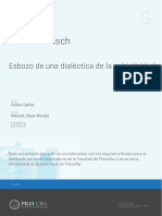 Rodolfo Kusch - Esbozo de Una Dialéctica de La Subjetividad