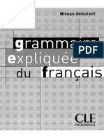Grammaire Explique PDF