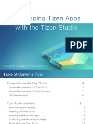 1 Tizen Studio Windows | PDF | Installation (Computer Programs) | Operating  System