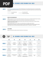 Half Marathon Beginner Training Plan Miles Sports