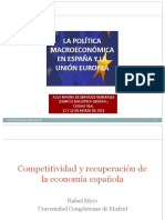 Competitividad y Recuperación de La Economía Española-UCLM %2812!03!2013%29