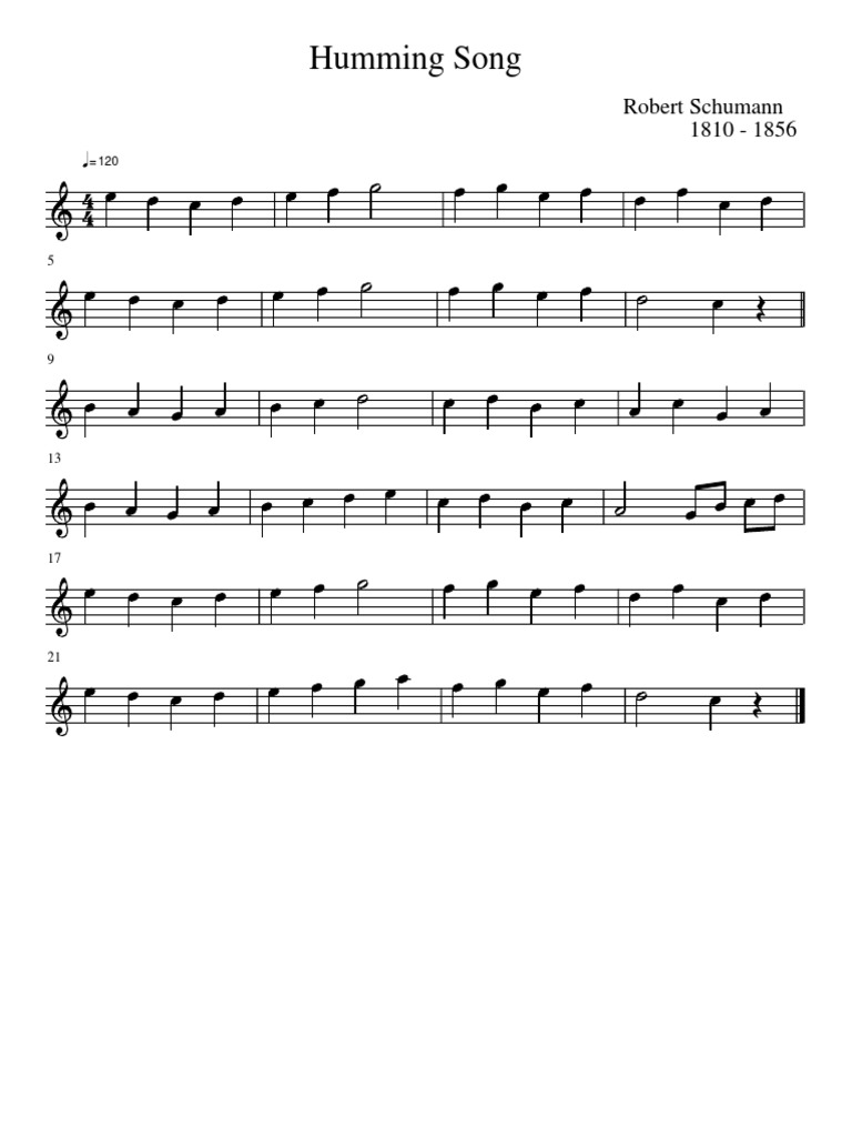3 Humming Song | PDF