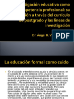 La Investigación Educativa Como Competencia Profesional