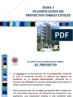 Tema 1 Planificación Obras Civiles PDF