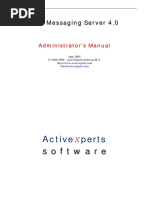 SMS Messaging Server Administrators Manual