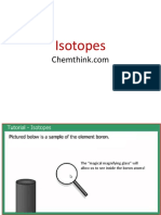 Isotopes Chemthink