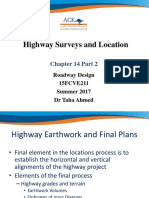Highway Surveys and Location: Chapter 14 Part 2
