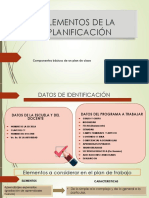 Elementos de La Planificacion