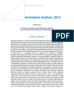 Hierbas Aromaticas Andinas 2012 PDF