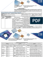 Guía de Actividades y Rúbrica de Evaluación Experimentación Grupal