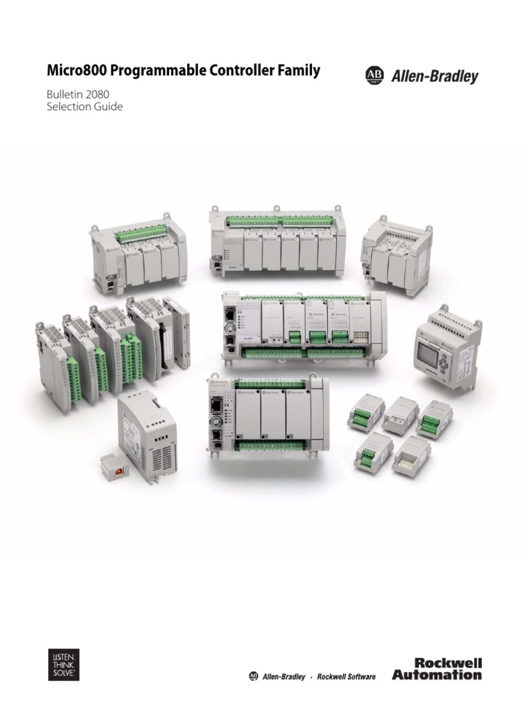 Micro800 Programmable Controller Family: Bulletin 2080 Selection Guide ...