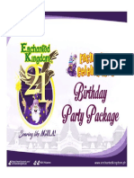 EK Birthday Party Packages