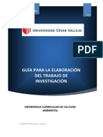 Guía para Trabajo de Investigación - 2016 PDF