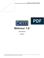 Bitvoicer 1.2: User Manual English