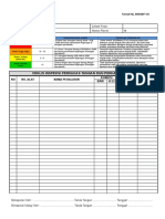 SHE 08 F073 R0 Form Ceklis P2H Crane | PDF