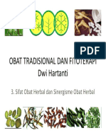 Sifat Obat Herbal