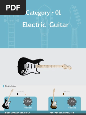 Fender Final Catalogue