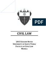 2015Golden NotesCivil Law - UST