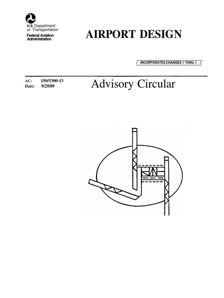 Faa Airport Design 150 5300 13 PDF PDF Airport Runway