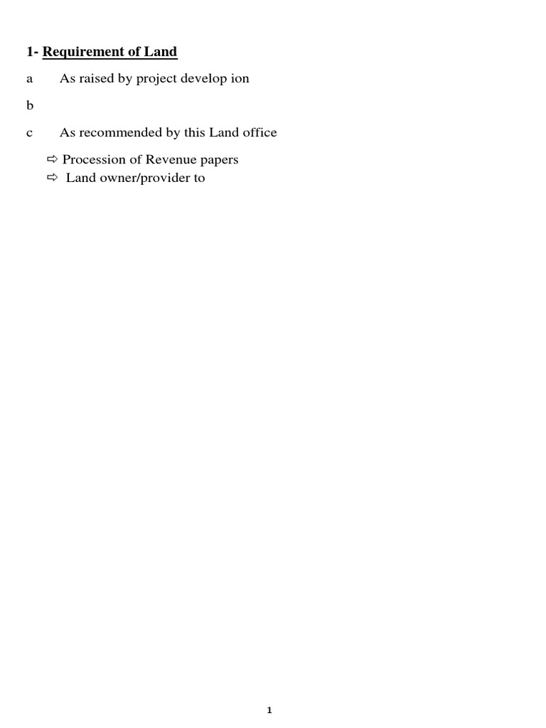 A As Raised by Project Develop Ion B C As Recommended by This Land ...