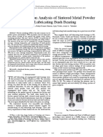 Wear and Friction Analysis of Sintered Metal Powder Self Lubricating Bush Bearing