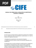 CIFE Manual Con Verbos para La Redaccion de Competencias