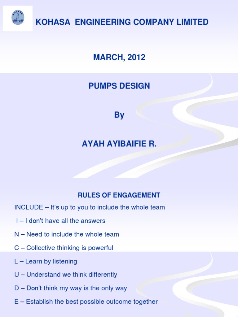 Pumps Calculation PDF Pump Pressure