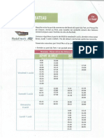 Les Horaires Détaillés Des Navettes Pour Le Bout Du Monde 2017