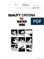 Quality Criteria For Water