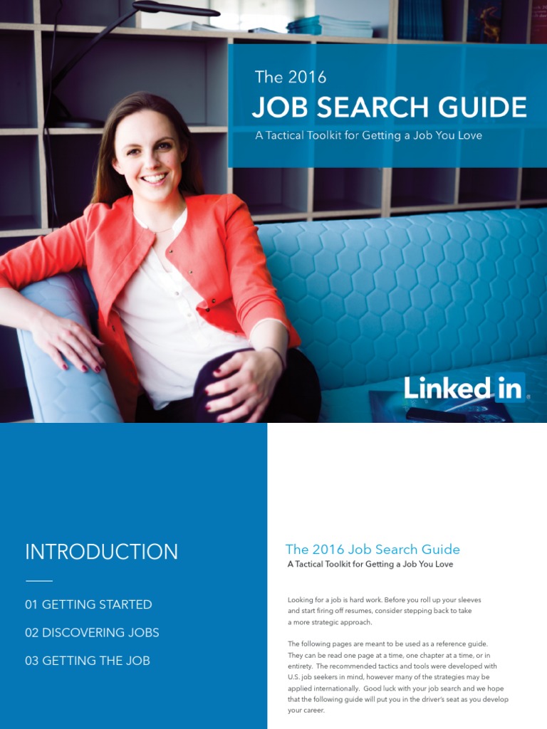 2016 Job Search Strategy Guide | PDF | Linked In | Job Hunting