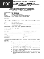 Berita Acara Serah Terima Kendaraan Dinas