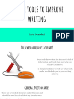 Online Tools For A Better Writing