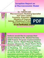 Tarun Das ADB Nepal Macro Economic Model