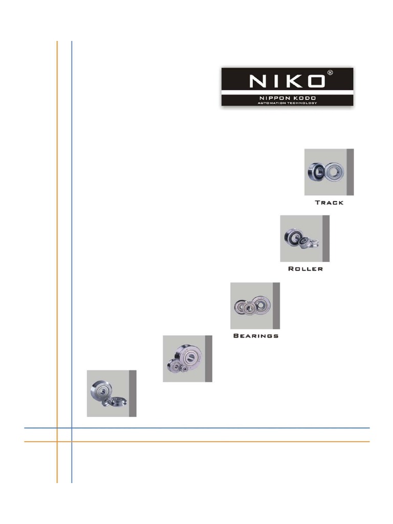 NIKO Track Roller Bearing Catalogue Bearing (Mechanical