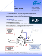 Selección de una válvula reductora de presión Serie 300