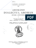 Aromanii - DialectulAroman TheodorCapidan