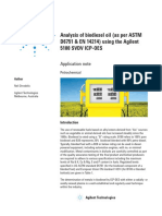 Analysis of Biodiesel Oil (As Per ASTM D6751 & EN 14214) Using The Agilent 5100 SVDV Icp-Oes