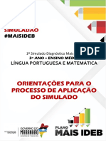 Manual de Aplicacao Do Simulado Mais IDEB