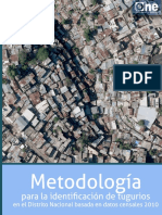 Metodología para La Identificación de Tugurios 2010