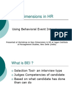 New Dimensions in HR: Using Behavioral Event Interviews