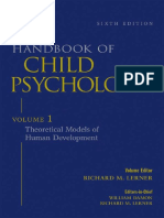 Handbook of Child Psychology Vol 1 Theoretical Models of Human Development PDF
