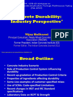 (SLIDES) Concrete Durability - An Industry Perspective - Vijaykulkarni PDF