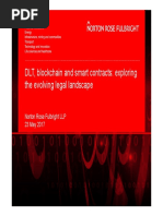 230517 Presentation Slides Dlt Blockchain and Smart Contracts 23 May 2017