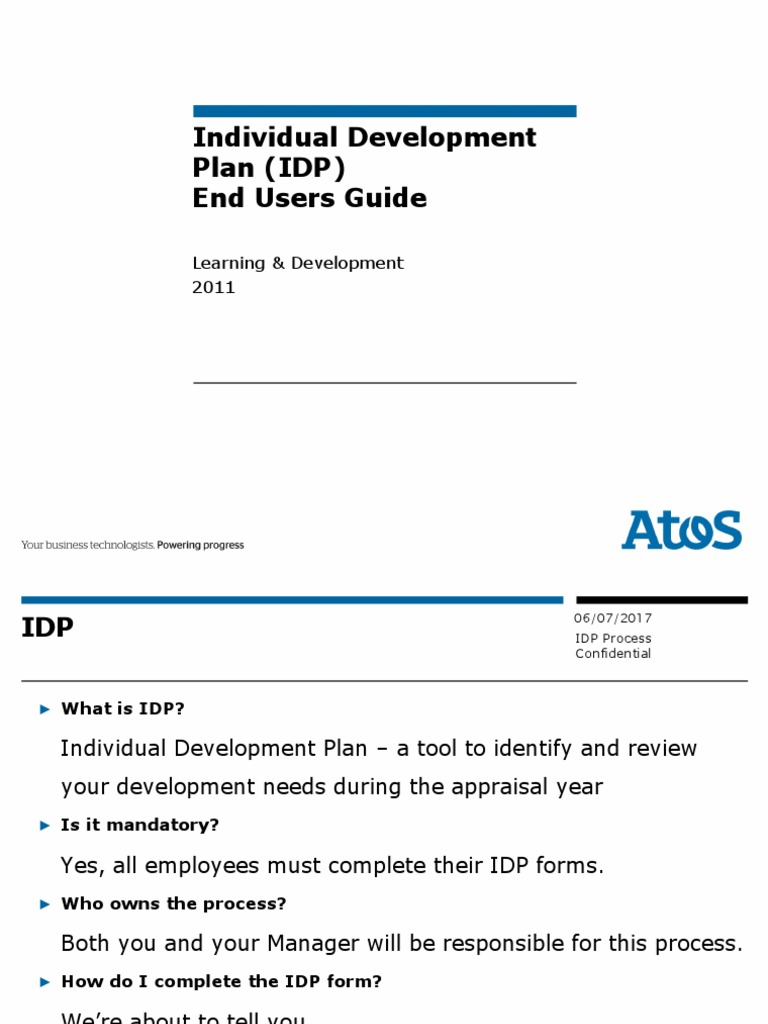 Individual Development Plan User Guide | PDF | Computing | Cyberspace
